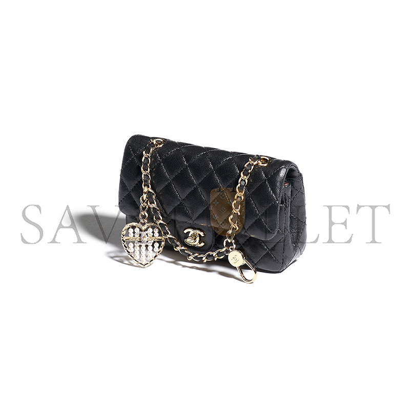 Ch*el classic mini bag with hook ap4760 (12*8*5cm)